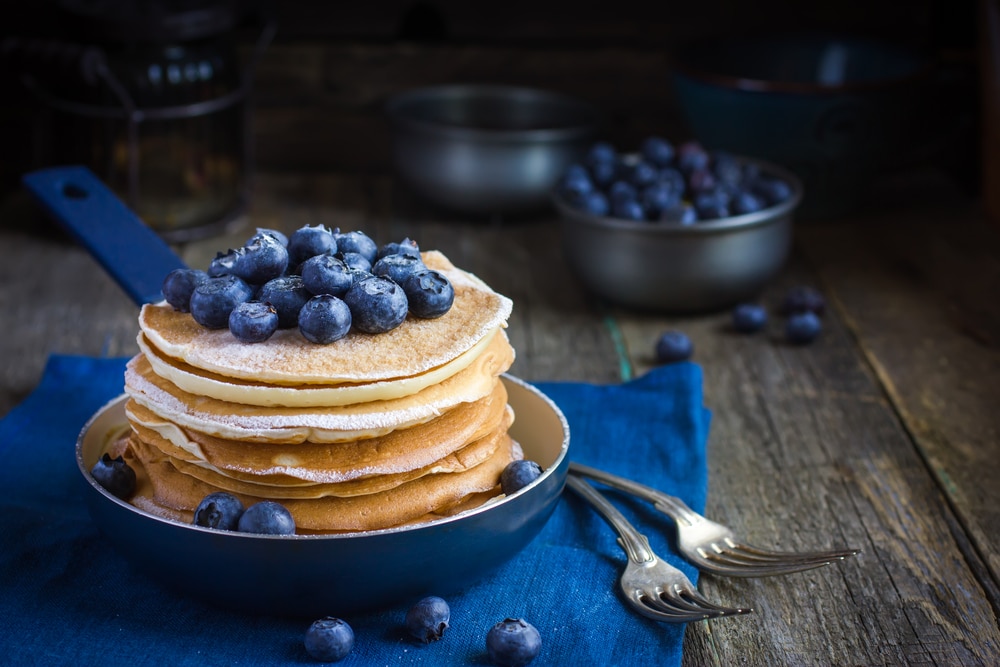 Pancakes With Blueberry 