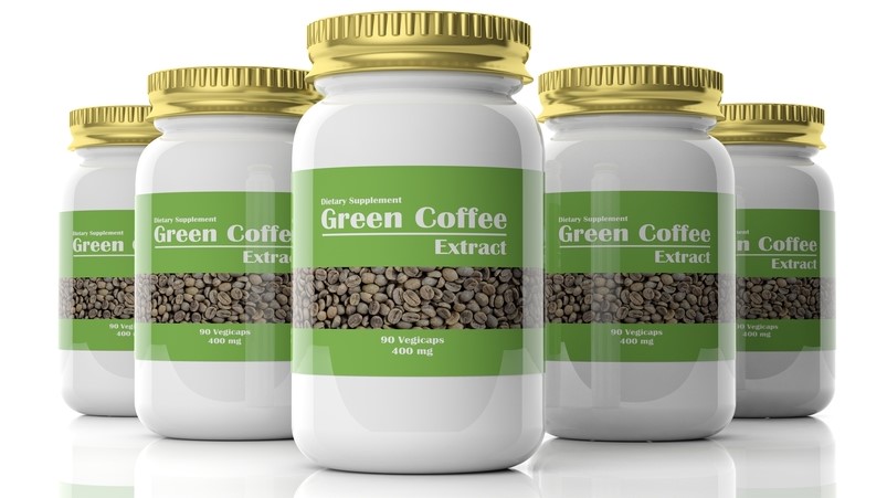 green coffee bean extract bottle