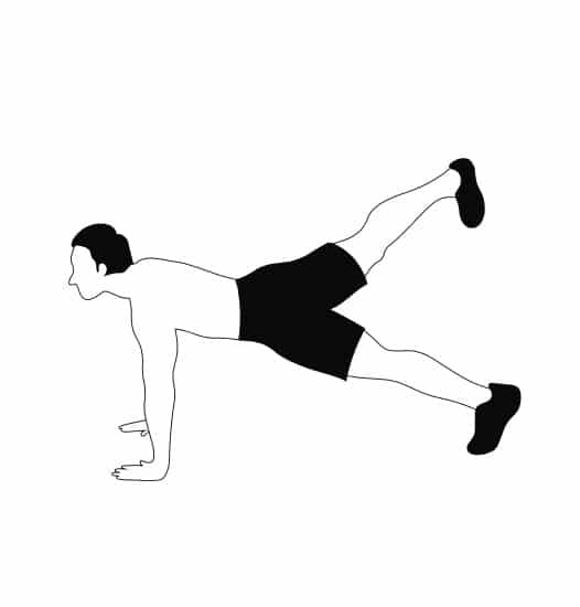 Plank Leg Raises