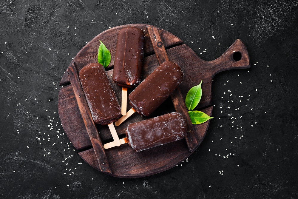 Sugar Free Chocolate Fudge Popsicles